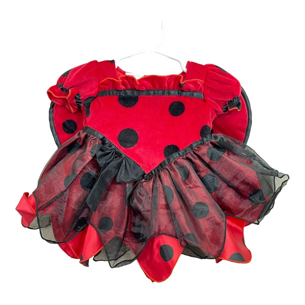 Koala Kids Baby Girl Ladybug Dress Costume Cosplay Photoshoot Pictures 3 month
